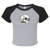 Women's Micro Rib Raglan Baby Tee Thumbnail