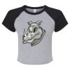 Women's Micro Rib Raglan Baby Tee Thumbnail