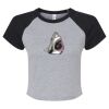 Women's Micro Rib Raglan Baby Tee Thumbnail