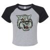 Women's Micro Rib Raglan Baby Tee Thumbnail