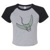 Women's Micro Rib Raglan Baby Tee Thumbnail