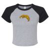 Women's Micro Rib Raglan Baby Tee Thumbnail