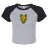 Women's Micro Rib Raglan Baby Tee Thumbnail