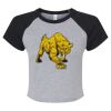 Women's Micro Rib Raglan Baby Tee Thumbnail