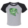 Women's Micro Rib Raglan Baby Tee Thumbnail