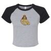 Women's Micro Rib Raglan Baby Tee Thumbnail