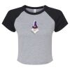 Women's Micro Rib Raglan Baby Tee Thumbnail