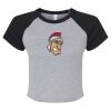 Women's Micro Rib Raglan Baby Tee Thumbnail