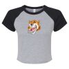 Women's Micro Rib Raglan Baby Tee Thumbnail