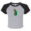 Women's Micro Rib Raglan Baby Tee Thumbnail