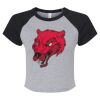 Women's Micro Rib Raglan Baby Tee Thumbnail