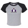 Women's Micro Rib Raglan Baby Tee Thumbnail