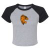 Women's Micro Rib Raglan Baby Tee Thumbnail