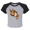 Women's Micro Rib Raglan Baby Tee Thumbnail