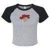 Women's Micro Rib Raglan Baby Tee Thumbnail