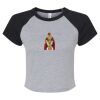 Women's Micro Rib Raglan Baby Tee Thumbnail