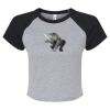 Women's Micro Rib Raglan Baby Tee Thumbnail