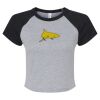 Women's Micro Rib Raglan Baby Tee Thumbnail