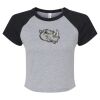 Women's Micro Rib Raglan Baby Tee Thumbnail