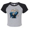 Women's Micro Rib Raglan Baby Tee Thumbnail