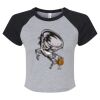 Women's Micro Rib Raglan Baby Tee Thumbnail