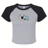 Women's Micro Rib Raglan Baby Tee Thumbnail