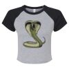 Women's Micro Rib Raglan Baby Tee Thumbnail