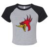 Women's Micro Rib Raglan Baby Tee Thumbnail