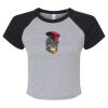 Women's Micro Rib Raglan Baby Tee Thumbnail