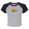 Women's Micro Rib Raglan Baby Tee Thumbnail