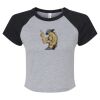 Women's Micro Rib Raglan Baby Tee Thumbnail
