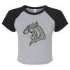 Women's Micro Rib Raglan Baby Tee Thumbnail