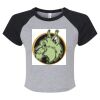 Women's Micro Rib Raglan Baby Tee Thumbnail