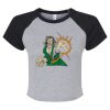 Women's Micro Rib Raglan Baby Tee Thumbnail