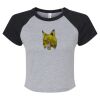 Women's Micro Rib Raglan Baby Tee Thumbnail