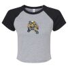 Women's Micro Rib Raglan Baby Tee Thumbnail