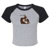 Women's Micro Rib Raglan Baby Tee Thumbnail