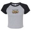Women's Micro Rib Raglan Baby Tee Thumbnail