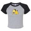 Women's Micro Rib Raglan Baby Tee Thumbnail
