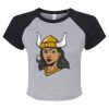 Women's Micro Rib Raglan Baby Tee Thumbnail