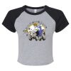 Women's Micro Rib Raglan Baby Tee Thumbnail