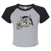 Women's Micro Rib Raglan Baby Tee Thumbnail