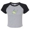 Women's Micro Rib Raglan Baby Tee Thumbnail