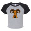 Women's Micro Rib Raglan Baby Tee Thumbnail