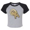 Women's Micro Rib Raglan Baby Tee Thumbnail