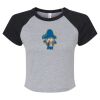 Women's Micro Rib Raglan Baby Tee Thumbnail