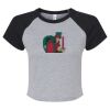 Women's Micro Rib Raglan Baby Tee Thumbnail