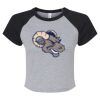 Women's Micro Rib Raglan Baby Tee Thumbnail