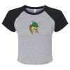 Women's Micro Rib Raglan Baby Tee Thumbnail