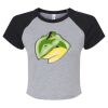 Women's Micro Rib Raglan Baby Tee Thumbnail